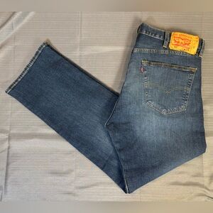 Levi’s 501 Original Fit Jeans Men’s 38x32 Button Fly Dark Wash Straight Leg